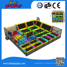 Parque comercial da tela do trampolim de Dodgeball de Kidsplayplay para o adulto